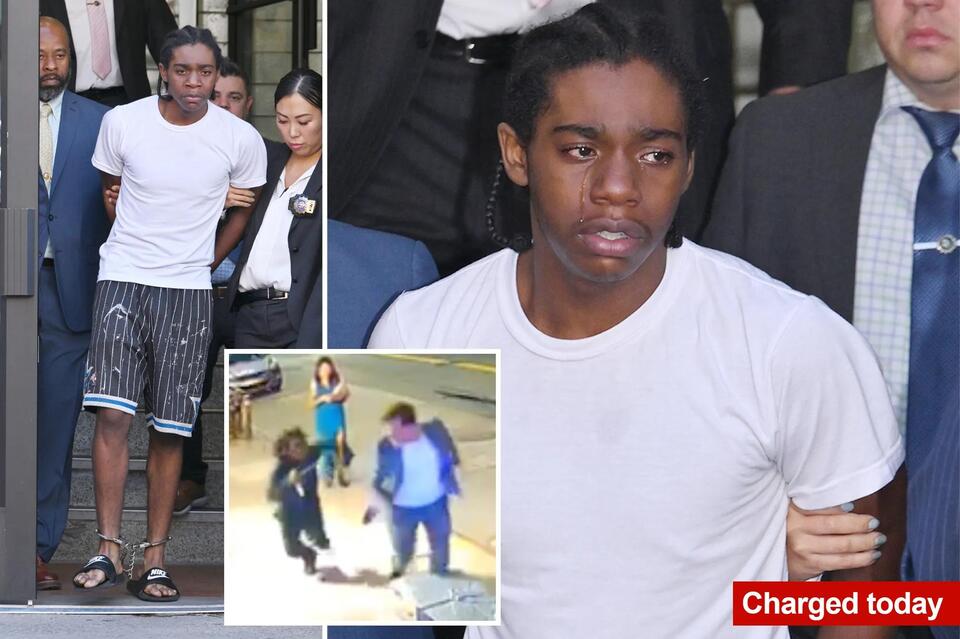 Tearful teen suspect charged with murder as cops recover knife ...