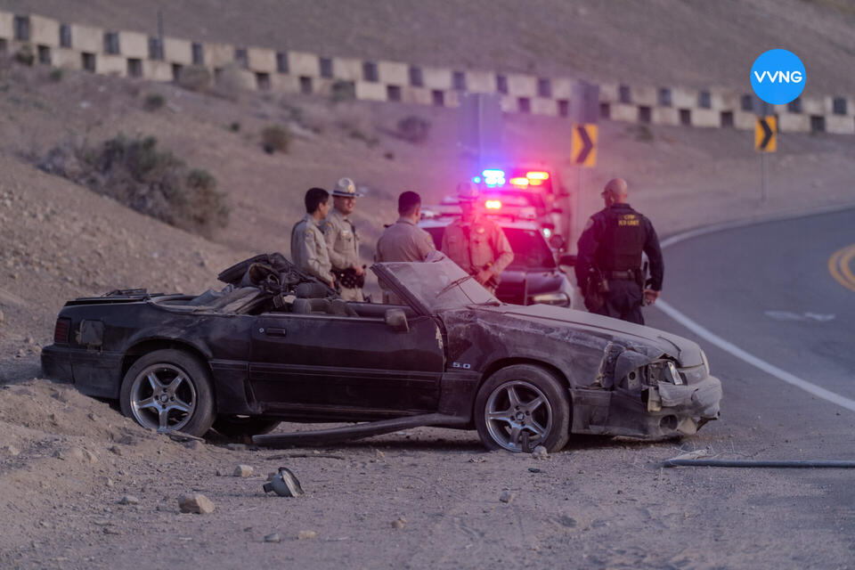 Driver Ejected After Mustang Convertible Rollover Crash On National ...