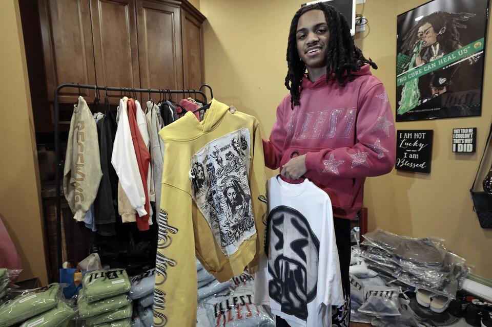 This high school senior already has his own clothing line. His favorite ...