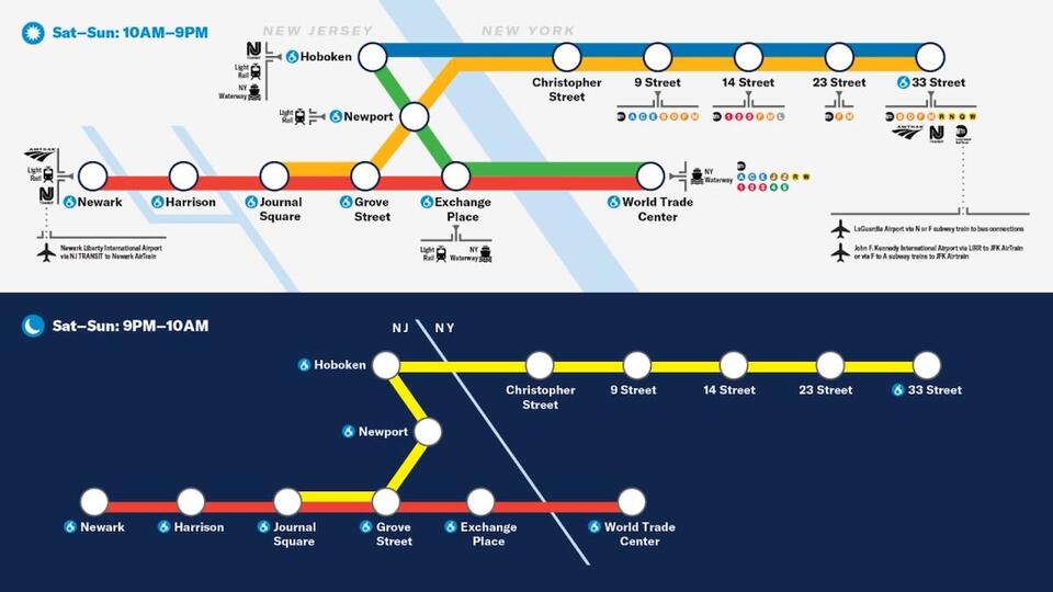 PATH to restore weekend service on all routes - NewsBreak