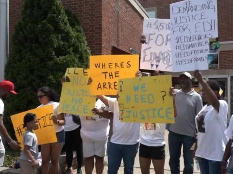 Protesters demand answers about Nassau Street incident