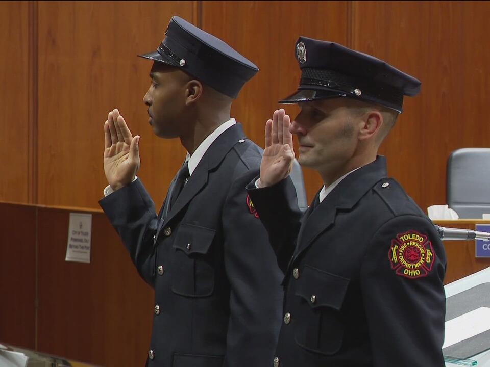 Toledo Fire and Rescue holds promotional ceremony