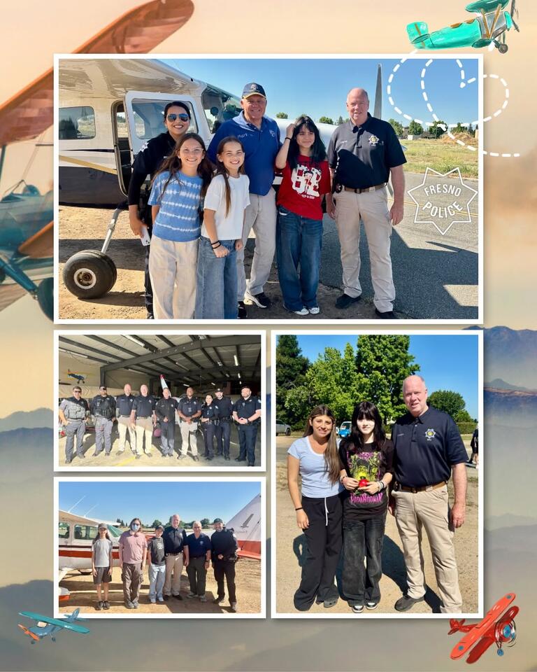 Fresno Police take students on aviation experience - NewsBreak