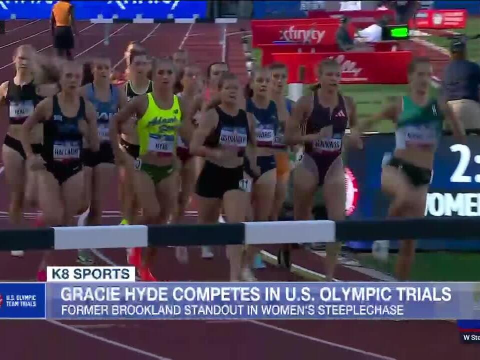 Former Brookland Lady Bearcat Gracie Hyde competes Monday in U.S