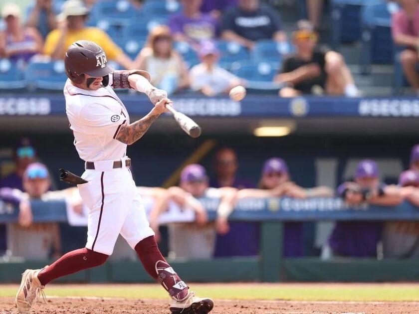 Texas A&M baseball team rallies to beat No. 3 LSU 54, reach SEC