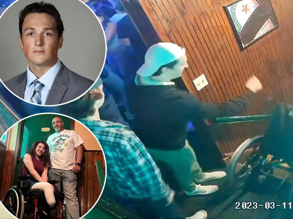 Carson Briere cut from Mercyhurst hockey team after pushing wheelchair