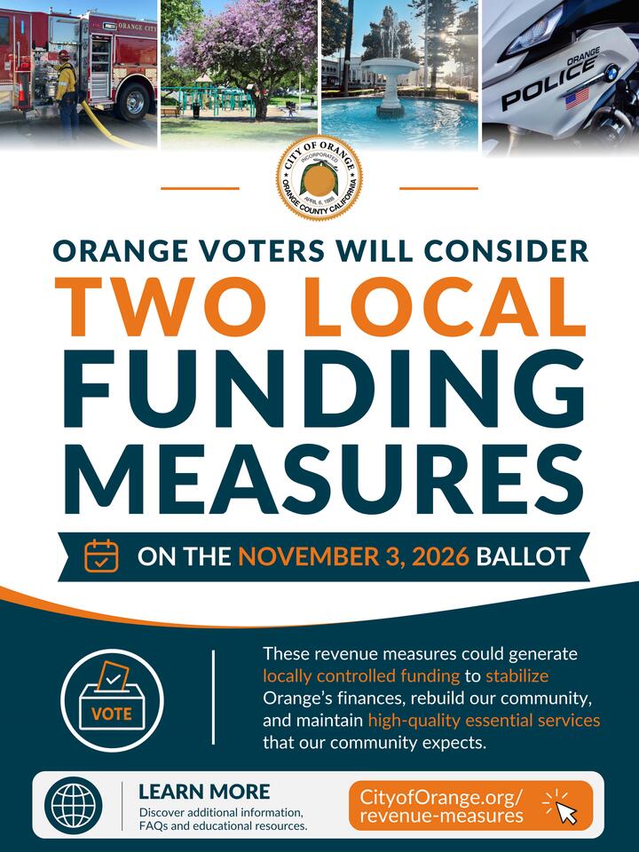 Orange budget deficit and local tax measures - NewsBreak