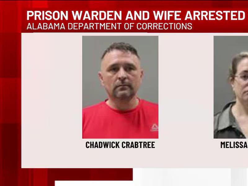 Limestone Correctional Facility warden and his wife arrested on