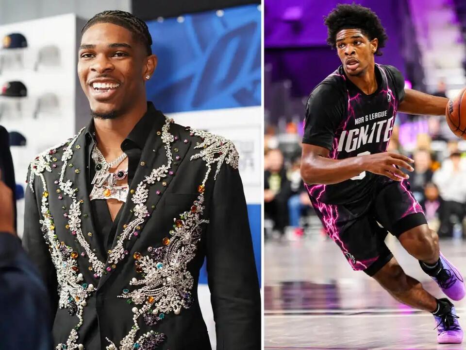 Scoot Henderson stuns in ‘iced up’ NBA Draft outfit with eyecatching