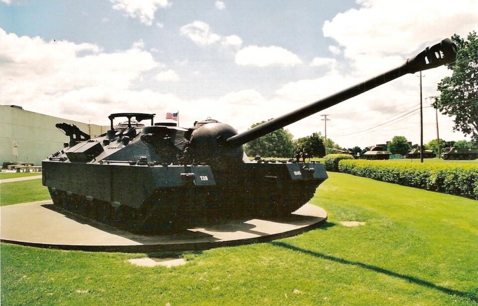 27 Years after its disappearance, a prototype for a T28 Super Heavy Tank was discovered abandoned in a field, covered in weeds