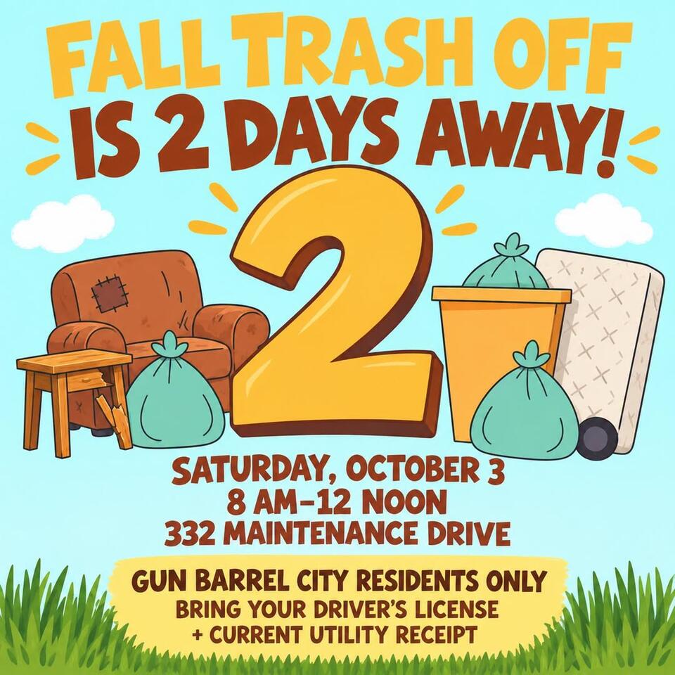 Fall Trash Off event set for Oct. 3 in GBC - NewsBreak