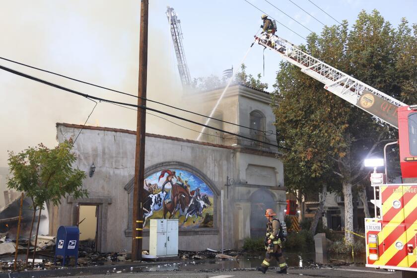 Massive fire destroys beloved small businesses in 'heart of Old Town Newhall'