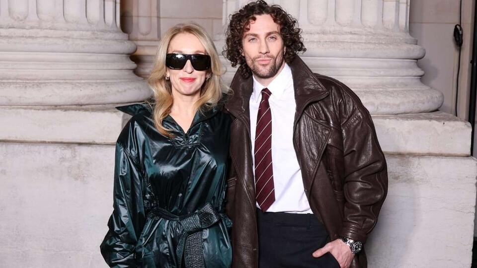 Aaron Taylor-Johnson & Wife Sam Celebrate Her 59th Birthday In Rome ...