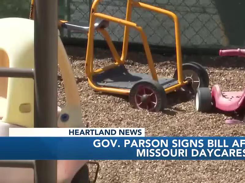 Gov. Parson signs bill affecting Missouri daycares