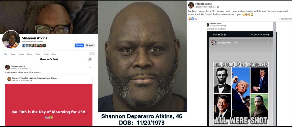 Florida man arrested after allegedly making violent threats to Trump on ...