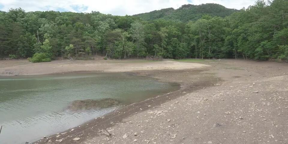 Carvins Cove water levels drop amid drought; water authority addresses ...