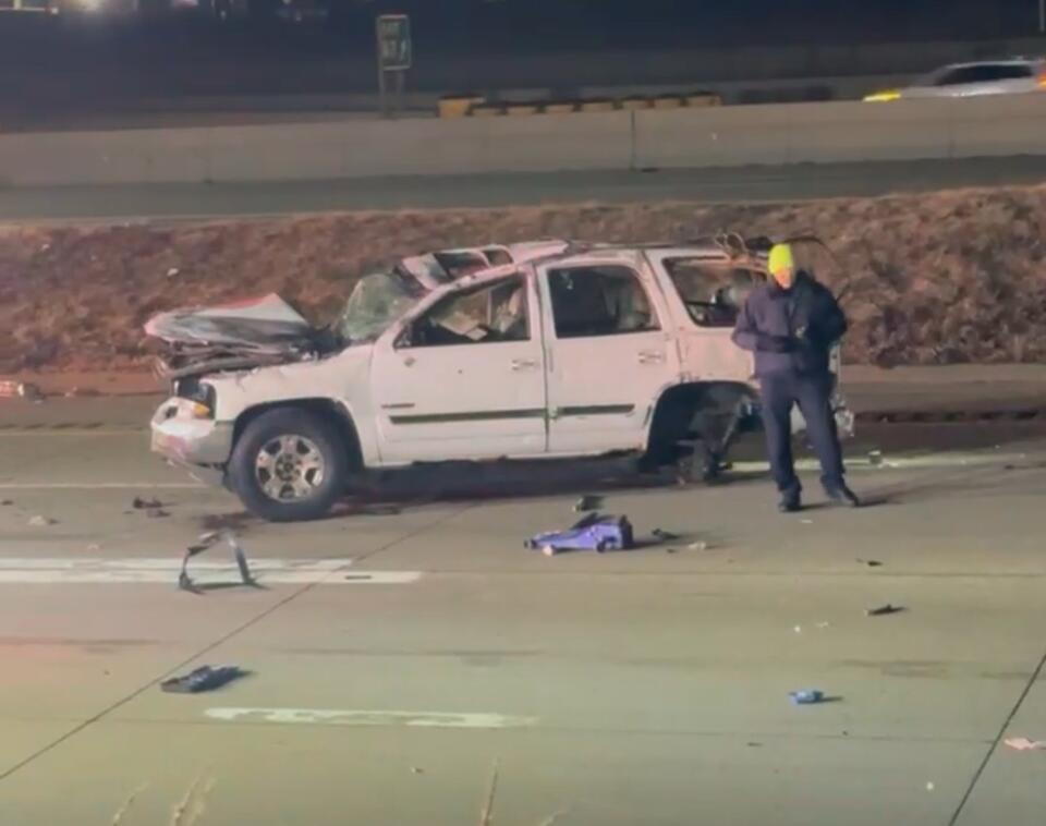 Driver ejected after crash on I-96 in Detroit - NewsBreak