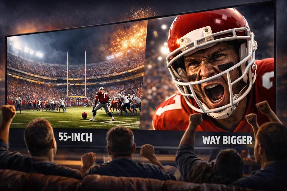 The Only Super Bowl Upgrade That Actually Matters A Bigger TV NewsBreak