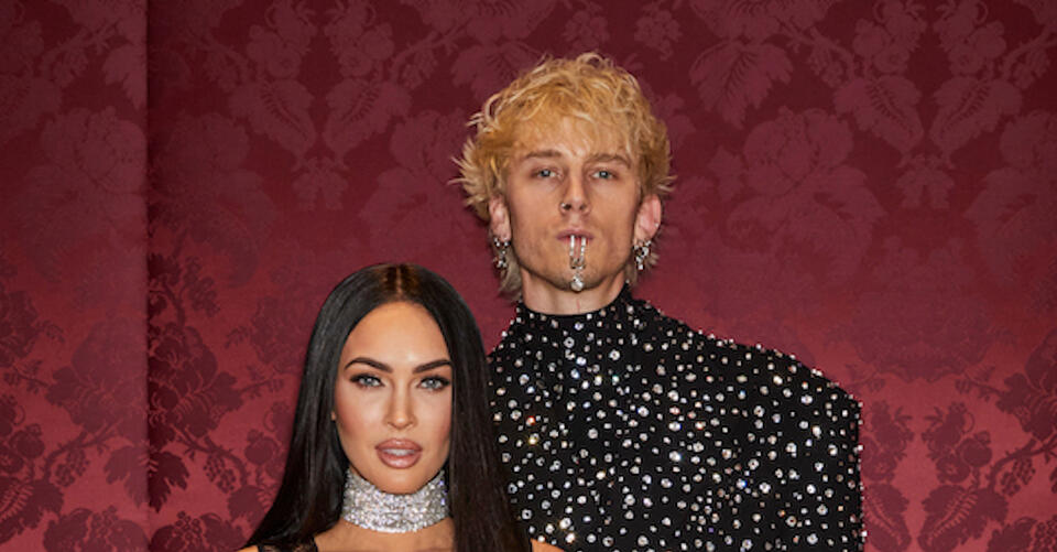 Machine Gun Kelly and Megan Fox Turn Heads  in Sparkly Ensembles at the F/W23 Dolce & Gabbana Runway Show – NewsBreak