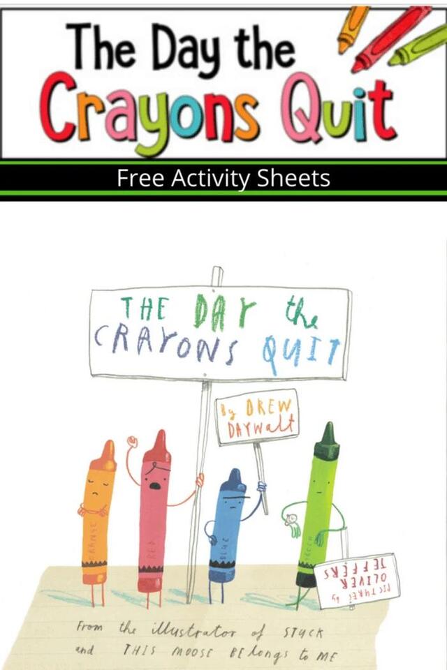 The Day the Crayons Quit Coloring Pages and Free Printable Activities ...