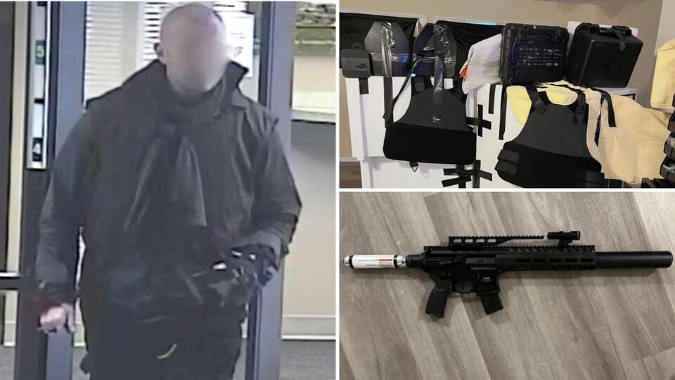Man Wearing Bulletproof Vest At Bank Later Caught With Knives ...
