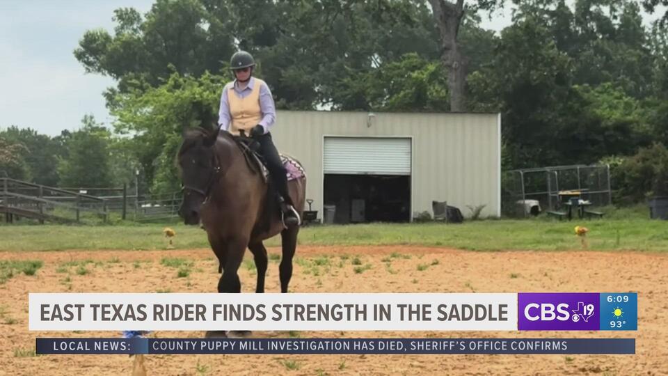 East Texas woman overcomes disability to become a world champion rider ...