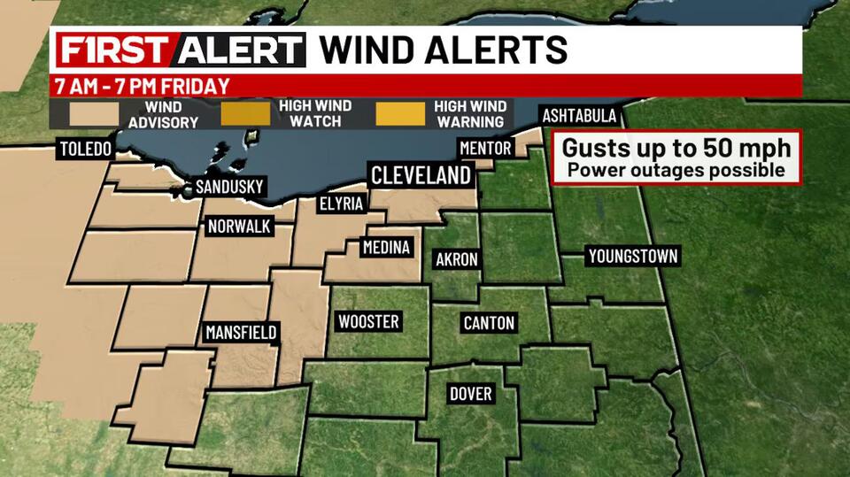 19 First Alert Weather Day Friday: Turning windy after early round of ...