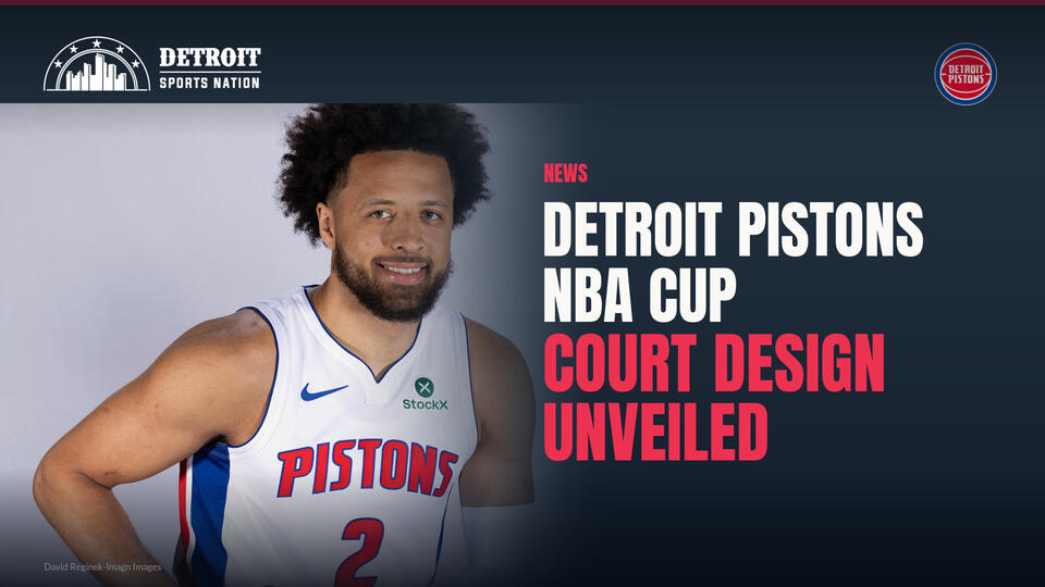 Detroit Pistons Unveil Court Design for NBA Cup - NewsBreak