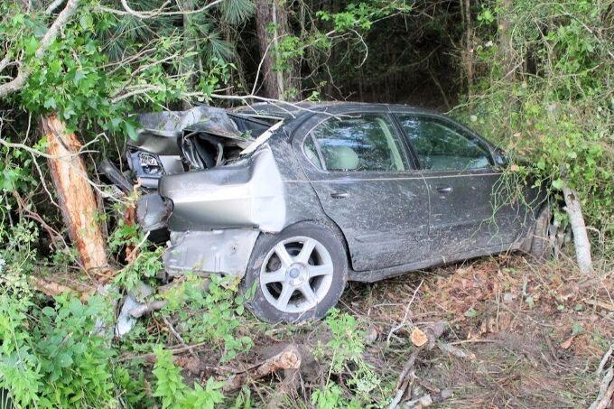 Driver critically injured when car hit a tree backwards - NewsBreak