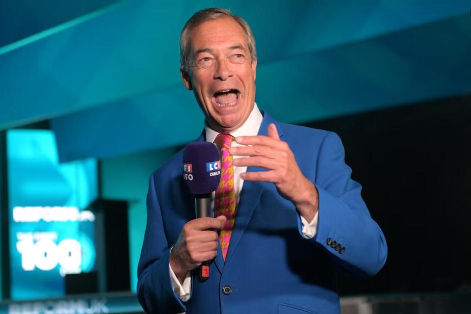 Nigel Farage's party suspends top officials after undercover sting ...