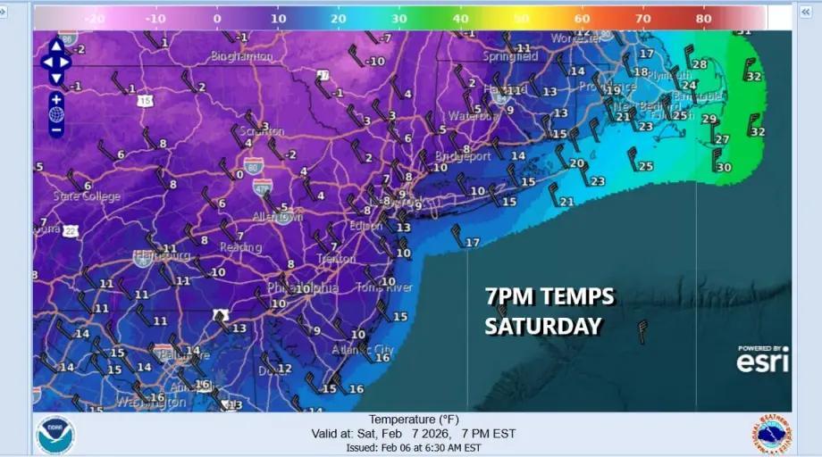 Arctic Air Bitter Cold Strong Winds Into Super Bowl Sunday, Snow to the ...