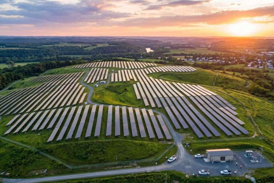 Cincinnati launches solar project at former landfill in Winton Hills ...