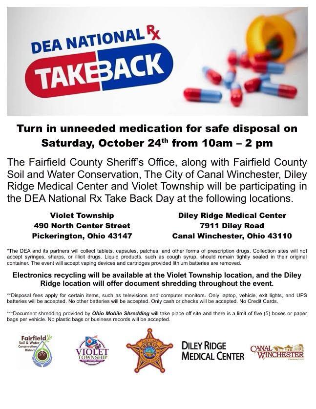 Drug Take Back and Recycling Events on Oct. 24 - NewsBreak