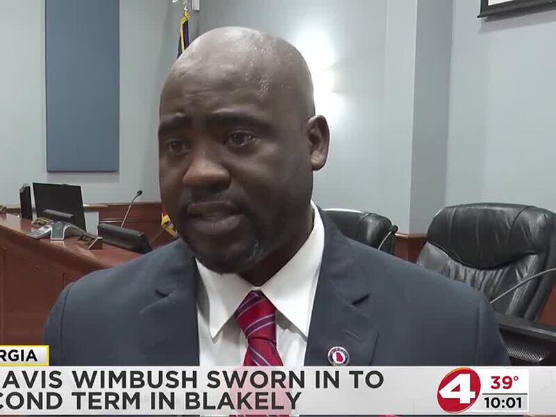 Mayor Travis Wimbush sworn in to serve second term in Blakely