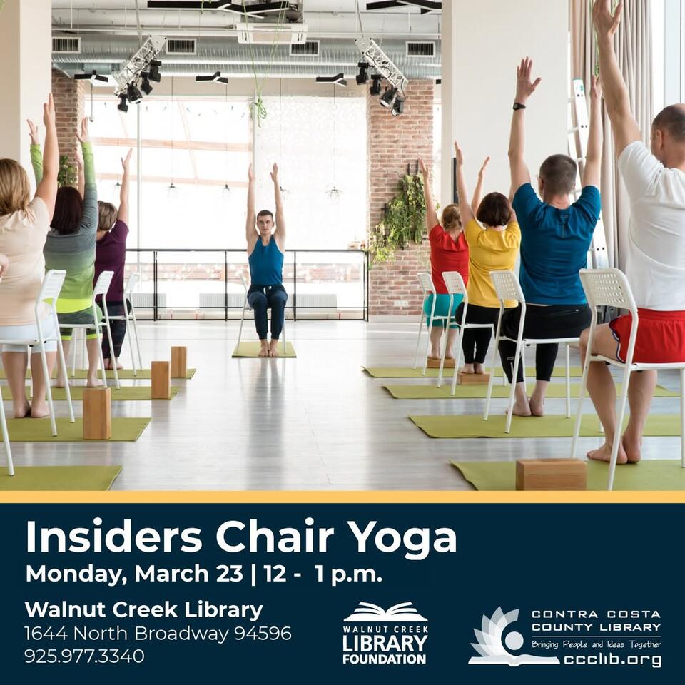 Adaptive chair yoga at Walnut Creek Library March 23 - NewsBreak