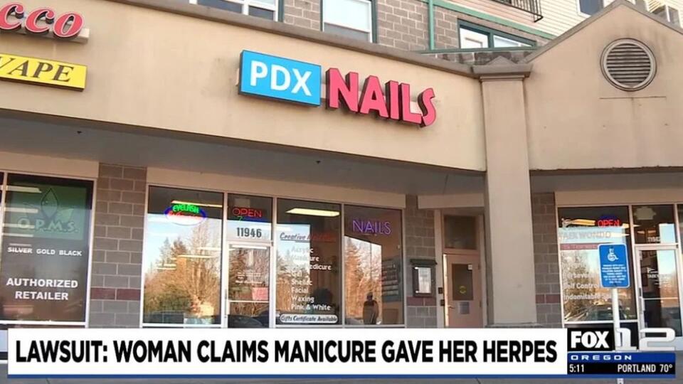 'There is no cure': 31-year-old nail salon customer gets genital herpes on her pinky finger after gloveless acrylic manicure, lawsuit says