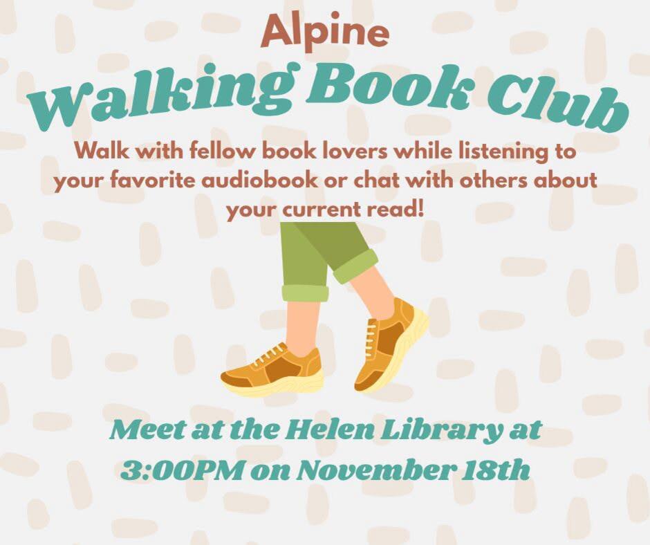 Alpine Walking Book Club Meets Nov. 18 at 3 PM - NewsBreak