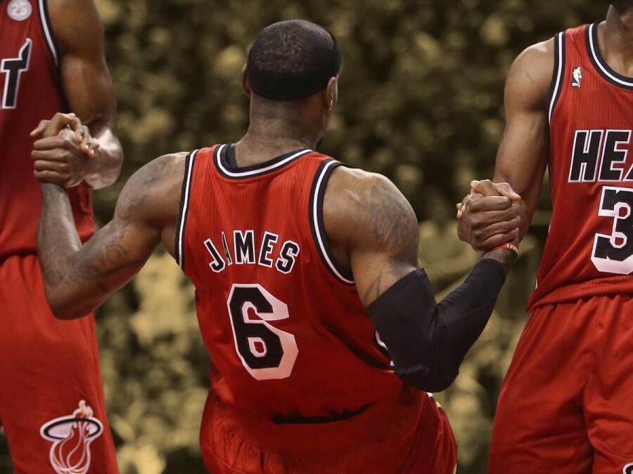 Gilbert Arenas claims that Miami's Big 3 were headed to New York, but