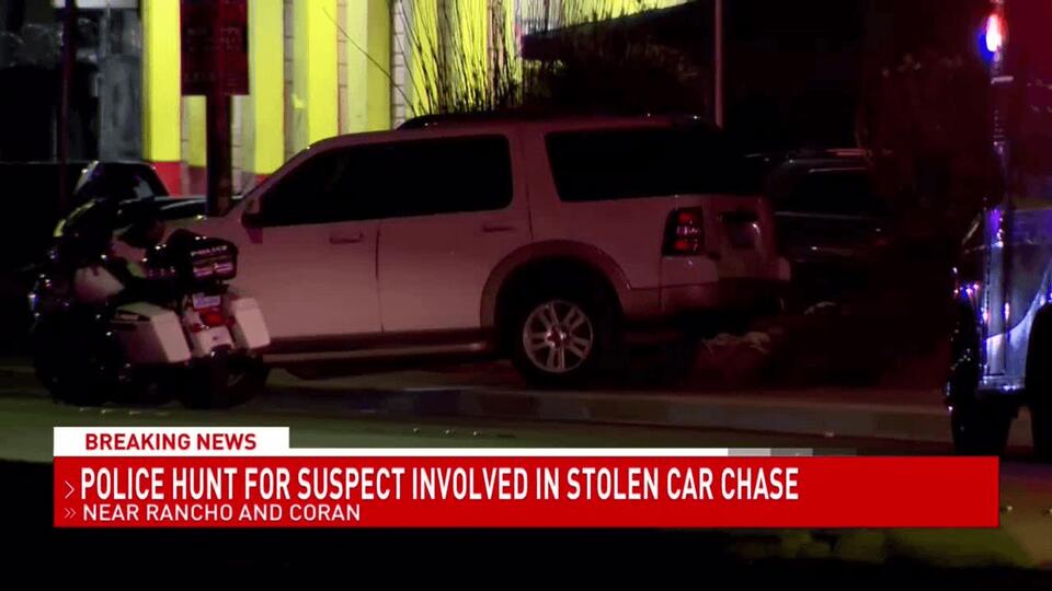 Las Vegas police pursuit ends after shots fired from stolen vehicle ...