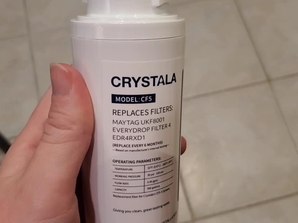How to Install a Crystala Fridge Water Filter