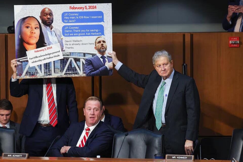 A GOP senator accused Jack Smith of lying about an Atlanta Hawks game ...