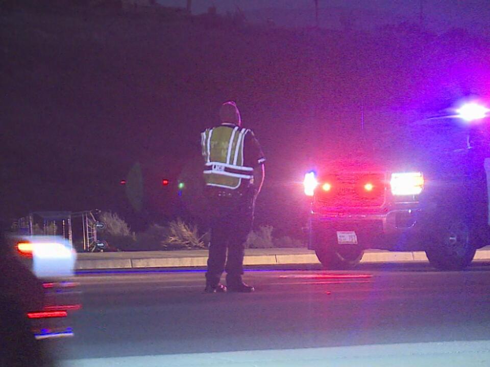 Pedestrian dead after hitandrun at North McCarran Boulevard in