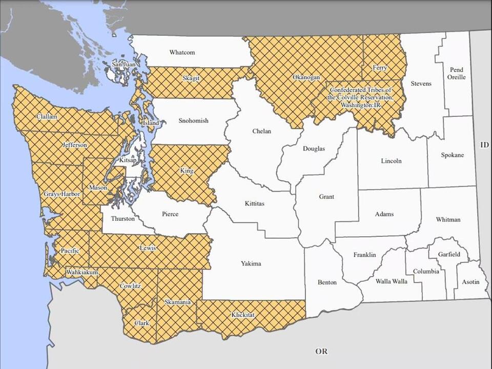 Federal disaster declared for 16 Washington counties