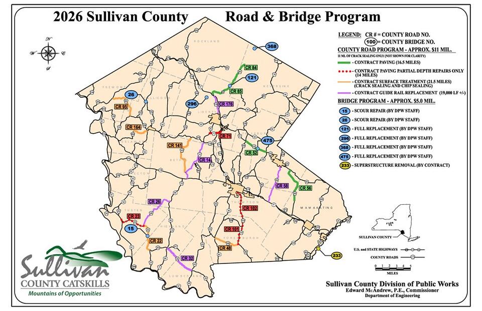 2026 county road and bridge project map released - NewsBreak