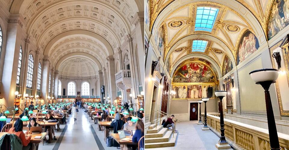 This Massachusetts Library From 1895 Has Stunning Sargent Murals And A ...