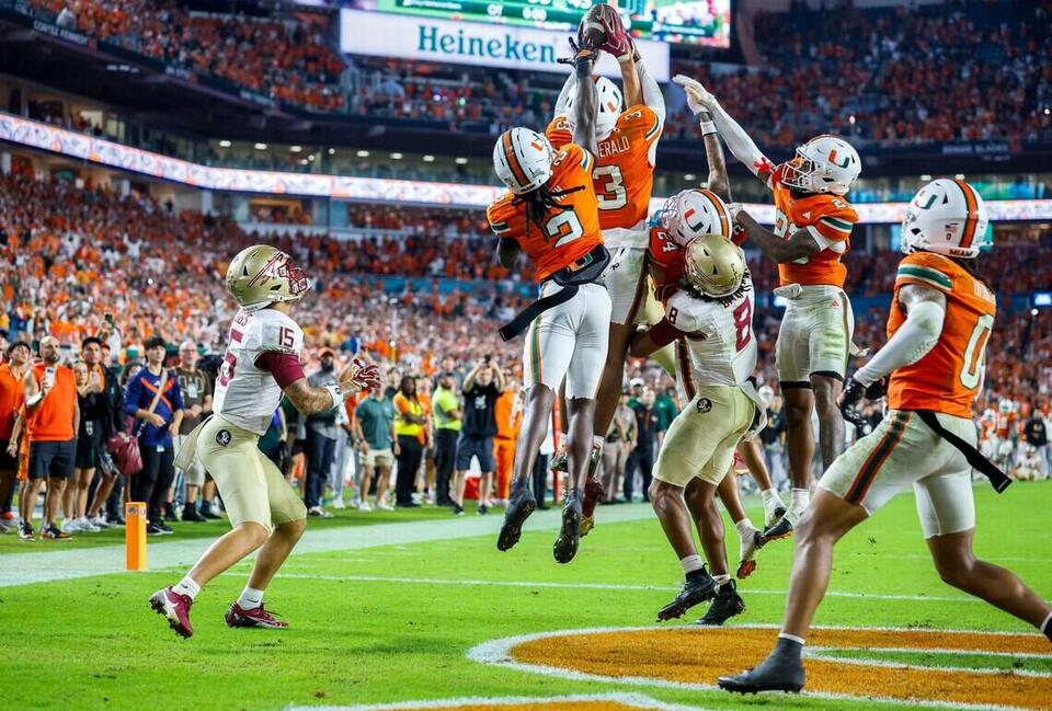 ‘It's my ball': Miami's Bryce Fitzgerald recaps interception to cap win ...