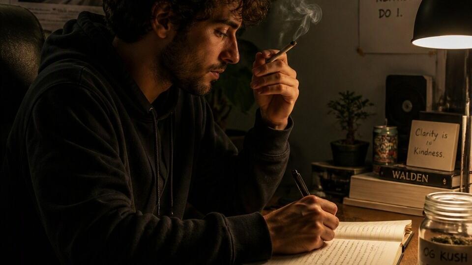 Marijuana improves my penmanship