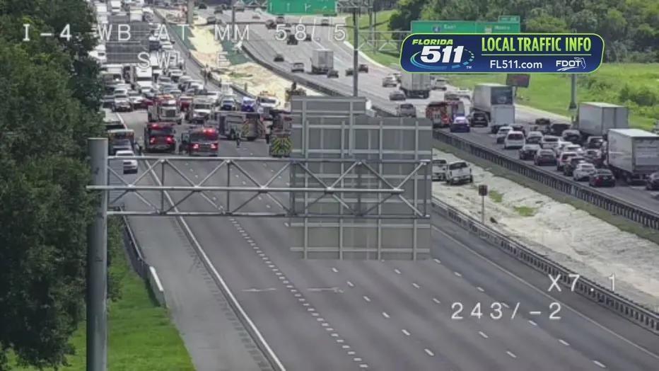 I-4 crash near ChampionsGate shuts down all lanes in both directions ...