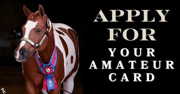 Don’t Miss Out—Renew Your APHA Amateur Card for 2025 Show Season ...