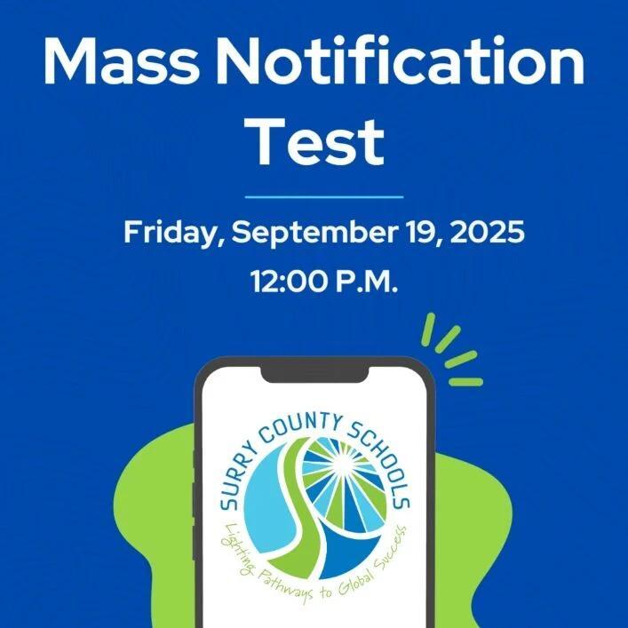 Surry schools will test mass notification system Friday - NewsBreak